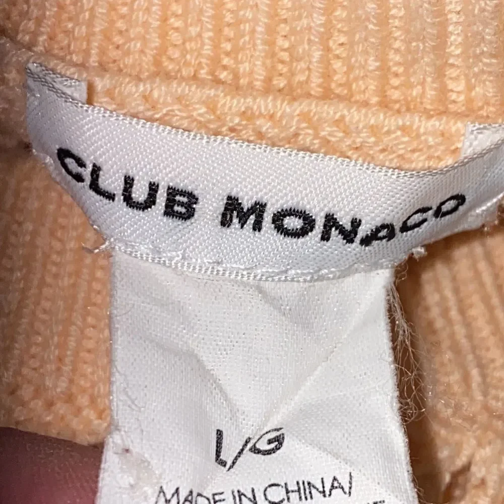 CLUB MONACO Sydney Sweater in Cantaloupe-L